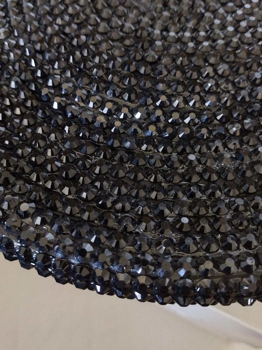NEW Royal Sparkling Black Sequin Rhinestone Hat! - Picture 6 of 13